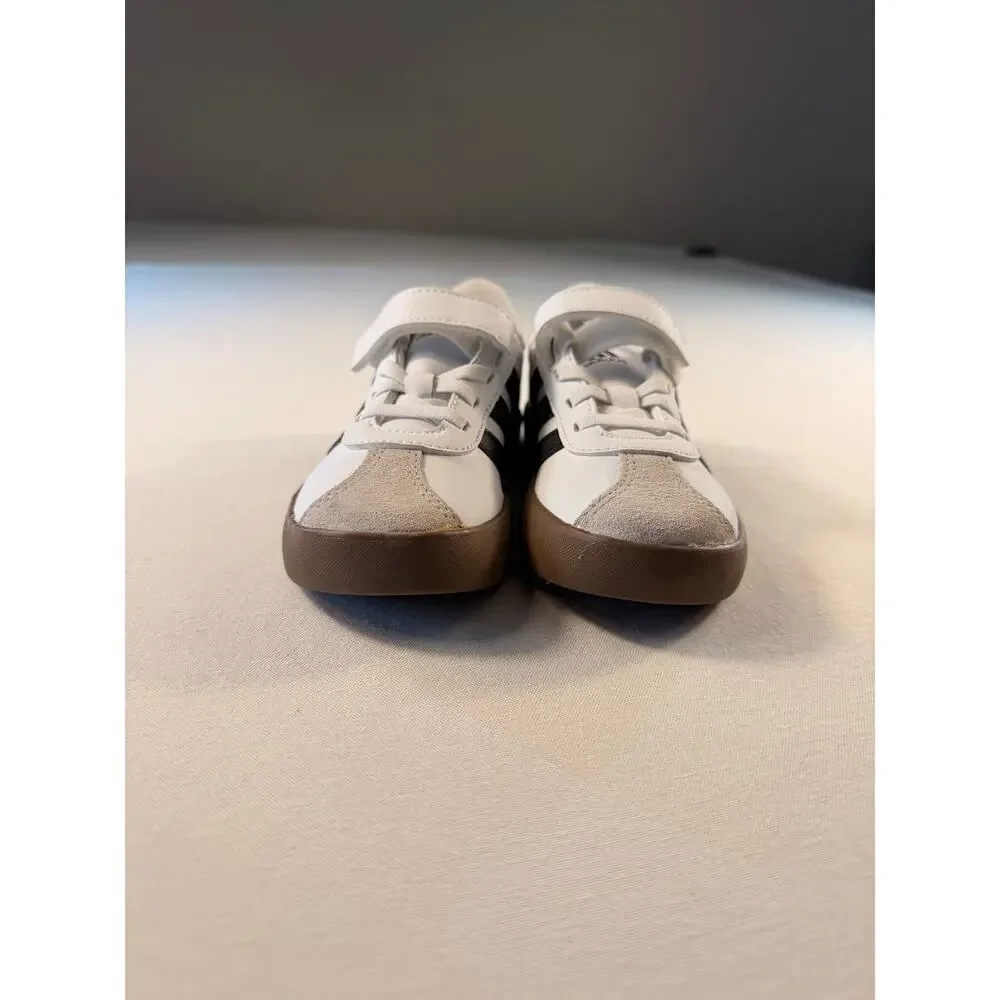 Adidas VL Court 3.0 Toddler Girls Sneakers White 11K NWOT